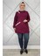 Kadın Düğme ve Kombin Detaylı Tesettür Tunik 2