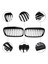 Parlak Siyah Araba Ön Tampon Grille Bmw 2 Serisi Gran Tourer F45 F46 2015 2016 2017 2018 (Yurt Dışından) 4