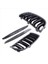 Araba Karbon Fiber Bak Bmw 3 Serisi E90 E91 2005-2008 Için Ön Böbrek Izgara Çift Çıtaları Izgara (Yurt Dışından) 3