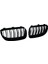 2x Parlak Siyah Ön Böbrek Izgara Grille For-Bmw E92 E93 3 Serisi 328I 335I Coupe Lcı 2011-2013 (Yurt Dışından) 1