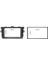 4x 2din Radyo Fasya Stereo Dash Kiti 2008-2010 Toyota Corolla Radyo Stereo DVD Frame Panel (Yurt Dışından) 5