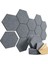 12PCS Kendinden Yapışkanlı Ses Geçirmez Köpük Akustik Paneller 12X10X0 4in Altıgen Gürültüyü Azaltın ve Yankıları Ortadan Kaldırın Drak Gray (Yurt Dışından) 1