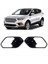 Araba Ön Tampon Sis Işık Lamba Çerçevesi Ford Escape Kuga 2017 2018 2019 Için Izgara (Yurt Dışından) 2