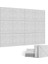 12 Paket Akustik Panel 12 x 12 Inç Dekoratif Ses Yalıtımı Paneller Duvar ve Tavan Akustik Paneller Gümüş Gri (Yurt Dışından) 1