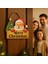 Noel Baba Temalı Ahşap Merry Christmas Kapı Süsü – Yılbaşı Dekoru 1