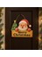 Noel Baba Temalı Ahşap Merry Christmas Kapı Süsü – Yılbaşı Dekoru 4