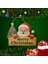 Noel Baba Temalı Ahşap Merry Christmas Kapı Süsü – Yılbaşı Dekoru 6