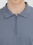 Havacı Mavi Polo Yaka Düz Örgü Triko Kazak 4
