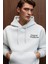 PASCAL Erkek Kapüşonlu Kanguru Cepli Önü Ve Sırtı Baskılı Regular Fit Grimelanj Sweatshirt 4