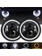 7 Inç 100W Araba LED Farlar Drl Dönüş Sinyal Işığı LED Halo Ring Angel Gözler Jk Tj Lj Cj H1 H2 (Yurt Dışından) 3