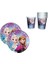 8 Kişilik Doğum Günü Tabak Bardak Seti Renkli ve Eğlenceli Parti Malzemeleri 2