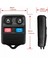 CWTWBU331 Yedek Araba Anahtarsız Giriş Uzaktan Kumanda Alarm Anahtarı Ford Için Fob Için Clıcker (Yurt Dışından) 5