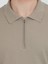 Açık Vizon Polo Yaka Düz Örgü Triko Kazak 4