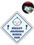 &quot;dikkat Arabada Erkek Bebek Var - Emzikli&quot; Uyarı Stickerı | Araba Camı Için 10X10 1