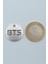 Bts Madalyon Gümüş Kaplama Örme Zincir Kolye 4
