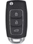 Xhorse Için XKHY05EN Universal Wire Uzaktan Key Fob 3 Düğmeleri Vvdı Anahtar Aracı Için Hyundai Style Için (Yurt Dışından) 1