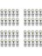 40PCS 6000K Canbus T10 168 194 W5W Dome Lisans Yan Işaretleyici LED Ampul Beyaz (Yurt Dışından) 1
