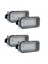4pcs Araba LED Numaralı Plaka Plaka Işığı Ford Focus Mk (Yurt Dışından) 1