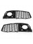 Siyah Araba Ön Sis Fiş Izgara Kapağı Audi A4 B8 2009 2011 2012 2012 Sis Lambası Ballı Grille Kapak (Yurt Dışından) 1