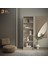 B3CONCEPT Modern Kum Beji Kitaplık – 5 Raflı Ahşap Raflı Dekoratif Çok Amaçlı Düzenleyici Kitaplık 5