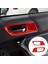 Subaru Brz Toyota Için 86 2012-2020 Araba Iç Kapı Tutucu Kapak Ön Okuma Lambası Döşeme Dekoratif Çerçeve Aksesuarları Kırmızı (Yurt Dışından) 2
