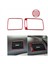 Honda Civic 8 Gen 2006-2011 Için 3pcs Kırmızı Karbon Fiber Kopilot Hava Havalandırma Kapak Döşeme (Yurt Dışından) 5