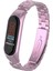 Xiaomi Mi Band 4 Metal Baklalı Kordon - Rose 1