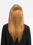 Altın Renk Düz Kesim Içi Astarlı Uzun Parti Peruğu 2