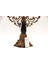 El Yapımı Mermer Taşlı Bronz Şamdan 2