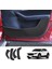 Araba Karbon Fiber Deri Kapı Koruyucu Ped Kapı Tahtası Anti-Tekme Ped Anti-Sert Ped Mat Kapak Mazda Cx-30 CX30 2022+ (Yurt Dışından) 2