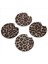 4pcs 2 56 Inç Leopar Araba Şımarıkları Içecekler Için Araba Kupası Pad Mat Oturma Odası Mutfak Ofisi Araba ve Mobilyaları Korumak Için Mutfak Ofisi (Yurt Dışından) 4