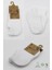 Nessiworld 2'li Sneakers Kaymaz Basic Penye Çorap BS20103 Beyaz Beyaz 5
