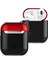 Airpods 2 (2.nesil) 3in1 Kılıf - Siyah-Kırmızı 1