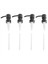 Sabun Dağıtıcı Yedek Pompası, 4pack Paslanmış Paslanmaz Çelik Siyah Metal Kaplı Pompalar ile Uyuyor Standart 8OZ/16OZ Boston Yuvarlak Şişeler (Yurt Dışından) 1