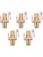 5 Pack Rca Keystone Jack Ekle Bağlantı Soketi E Duvar Plakası Için Adaptör Bağlantı Noktası Altın Kaplı Sline Kuplör (Yurt Dışından) 2