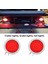 4 Paket Yuvarlak LED Römork Tail Işıkları Kırmızı 24 LED Flanş Montaj Su Geçirmez Krom 4 Inç Fren Durdurma Dönüşü Işıkları (Yurt Dışından) 2