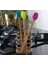 Silikon Uçlu Isıya Dayanıklı Bambu Spatula 3'lü Set 1