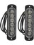 2x 12V-24V 6led Hafif Flaş Acil Araç Aracı Uyarı Beyaz ve Mavi ve Kırmızı Yanıştırmak (Yurt Dışından) 1