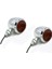 4pc Chrome Motosiklet Turn Sinyal Işığı LED Motor Lamba Ampul Harley Cafe Racer (Yurt Dışından) 2