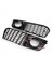 Siyah Araba Ön Sis Fiş Izgara Kapağı Audi A4 B8 2009 2011 2012 2012 Sis Lambası Ballı Grille Kapak (Yurt Dışından) 3