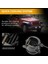 4 Inç LED Sis Fıları Halo Halka Jeep Wrangler Jk Işık Kırmızı Drl Sarı Sinyal (Kırmızı+Sarı+Beyaz) (Yurt Dışından) 2