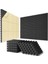 12 Paket Kendi Kendine Yapışkanlı Ses Geçirmez Köpük Paneller 2X12X12 Inç Ev ve Pro Stüdyolar Için Akustik Köpük (Yurt Dışından) 1