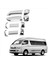 2005-2015 Toyota Hiace/hiace 2005-2015 Için 2x Abs Elektrapan Tutma Kapı Kapı Kapak Dekorasyonu (Yurt Dışından) 4
