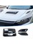 Araba Hava Akışı Alım Kaputu Kepçe Havalandırma Havalandırma Bonnet Dekor Kapak Merkezi Yan Hava Outlet Hood Otomatik Dış Aksesuarlar Evrensel B (Yurt Dışından) 3