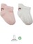 Nessiworld 2'li Sneakers Smile Penye Çorap BS20106 Pembe Ekru 1