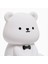 Silikon Teddy Bear Eğlenceli Gece Işığı 3 Seviye Döner Olabilen Kreş Işık Renkli Beyaz Yatak Odası Için Lamba Yanında Uyuyan (Yurt Dışından) 2