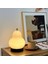 Fransız Krem ​​armut Masa Lambası Başucu Minimalist Oturma Odası Şarj Edilebilir Lamba Ambiyans Dekoratif Gece Lambası Sarı (Yurt Dışından) 3