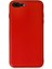 CPT83 iPhone 7 Plus Kılıf Coco Deri Silikon Kapak - Kırmızı 1