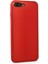 CPT83 iPhone 7 Plus Kılıf Coco Deri Silikon Kapak - Kırmızı 2