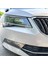 Araç Karbon Fiber Desen Farlar Kaş Far Trim Kapağı Skoda Için Superb B8 2016-2018 Araç Stil (Yurt Dışından) 4